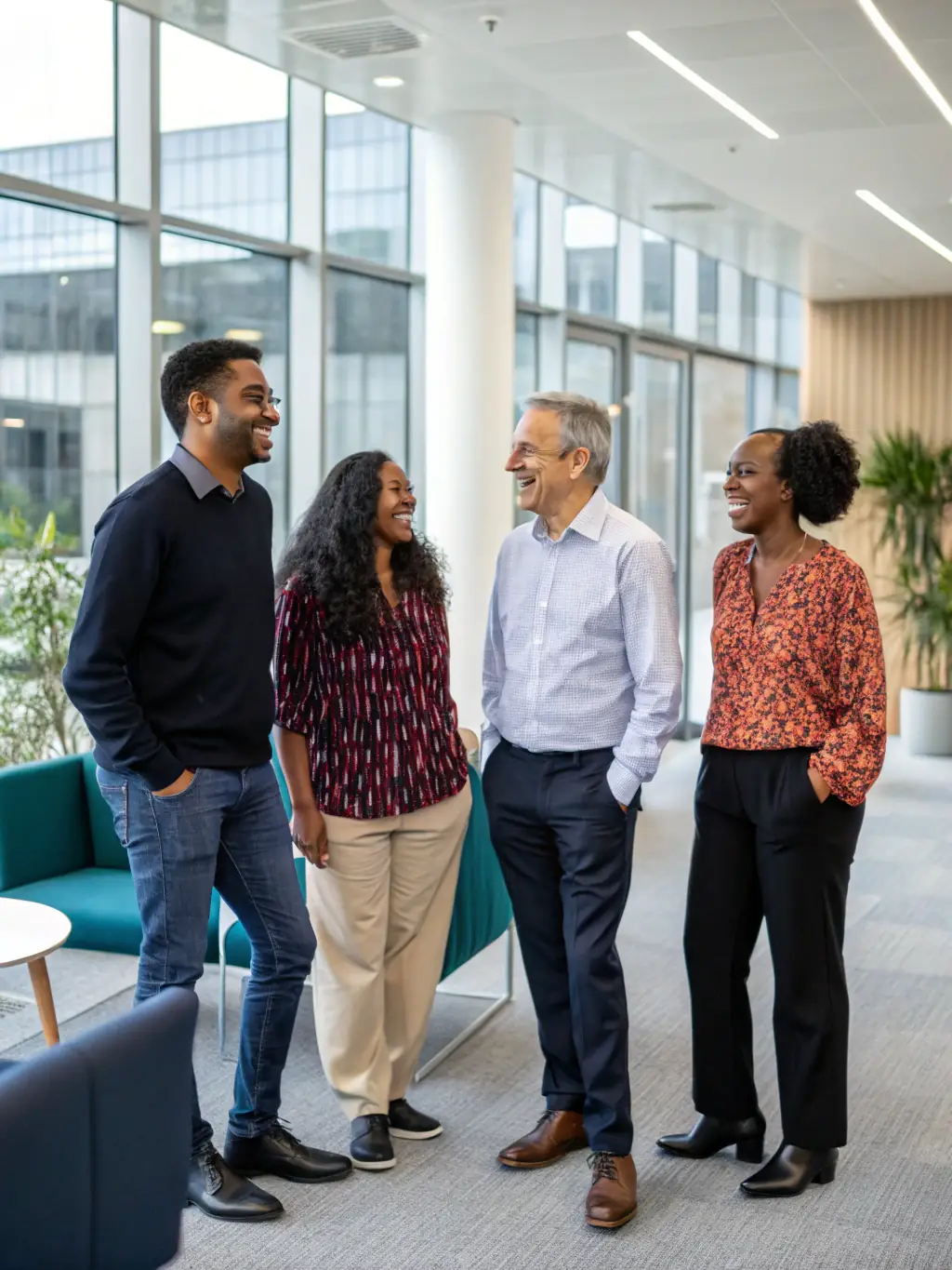 A diverse group of people representing C24's customer base, emphasizing inclusivity and accessibility.