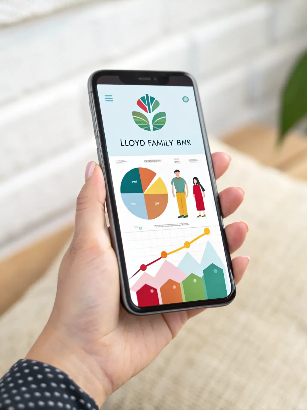 A clean, modern interface of the C24 mobile banking app, showcasing its intuitive design and ease of use for managing finances.